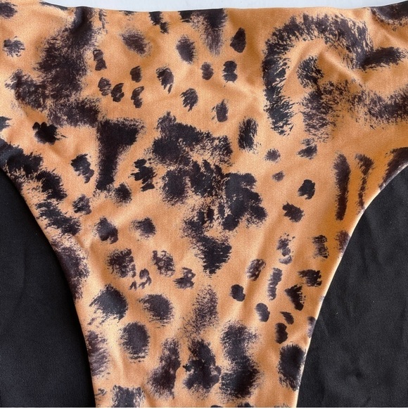 Beach Riot Tan and Black Leopard Print Bikini - Picture 5 of 10